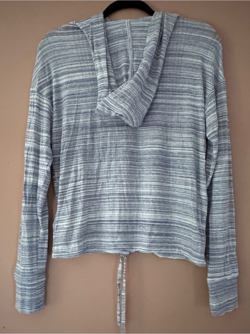 GAP Striped Hooded Pullover in Blue and White - Picture 2 of 10